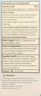 Refresh Tears Lubricant eye drops 4x15 ml, 1x5 ml