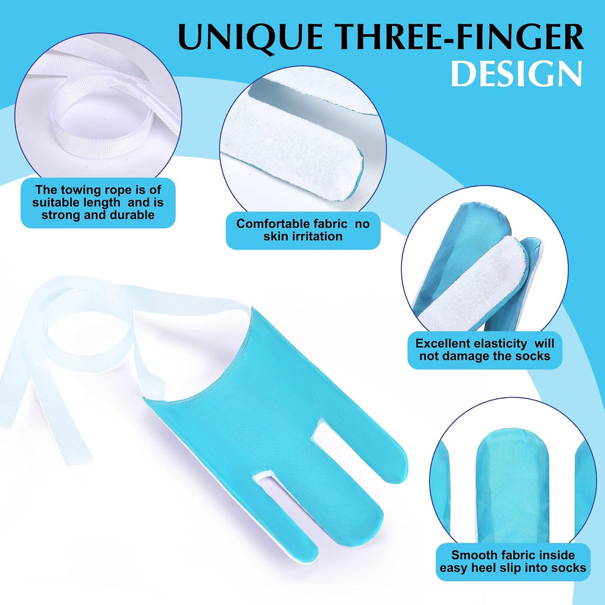 CAidRE Sock Aid - Sock Aid Device for Seniors, Disabled, Pregnant - Sock Helper Aide Tool - Sock Assistant Device No Bending