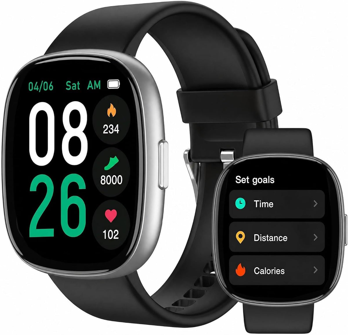 1.83" HD IP68 Waterproof Smart Watch with Bluetooth Call for Men Women | 10-day Battery Life, Swimming Fitness tracker, 120+ Sport Modes, Heart Rate and Sleep Monitor, Step Counter for Walking