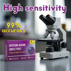 EBV at-Home Test Kit | Detects IgG Response to VCA & EBNA | 15-Minute Rapid Result | Easy Fingerstick Sample