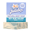 JUKEBOX Natural Women’s Bar Soap, Body Soap Bar (5oz, 1-Pack) | Shower & Bath Soap, Cold Process With Natural Oils, Gifts for Women, Sky Blue Malibu