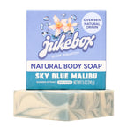 JUKEBOX Natural Women’s Bar Soap, Body Soap Bar (5oz, 1-Pack) | Shower & Bath Soap, Cold Process With Natural Oils, Gifts for Women, Sky Blue Malibu