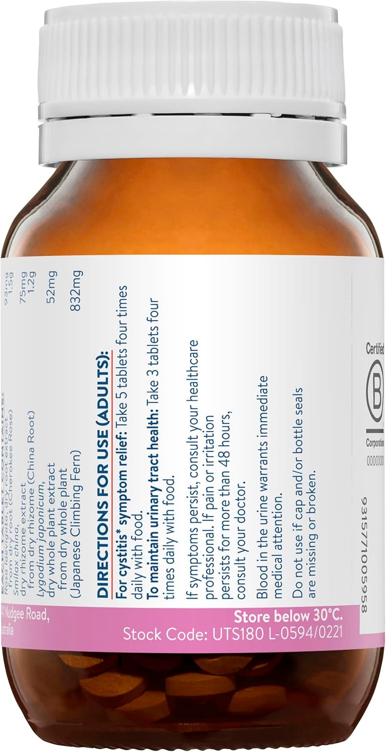 Ethical Nutrients Urinary Tract Support - Supports A Healthy Urinary Tract, Reduces Irritation & Burning - 180 Tablets