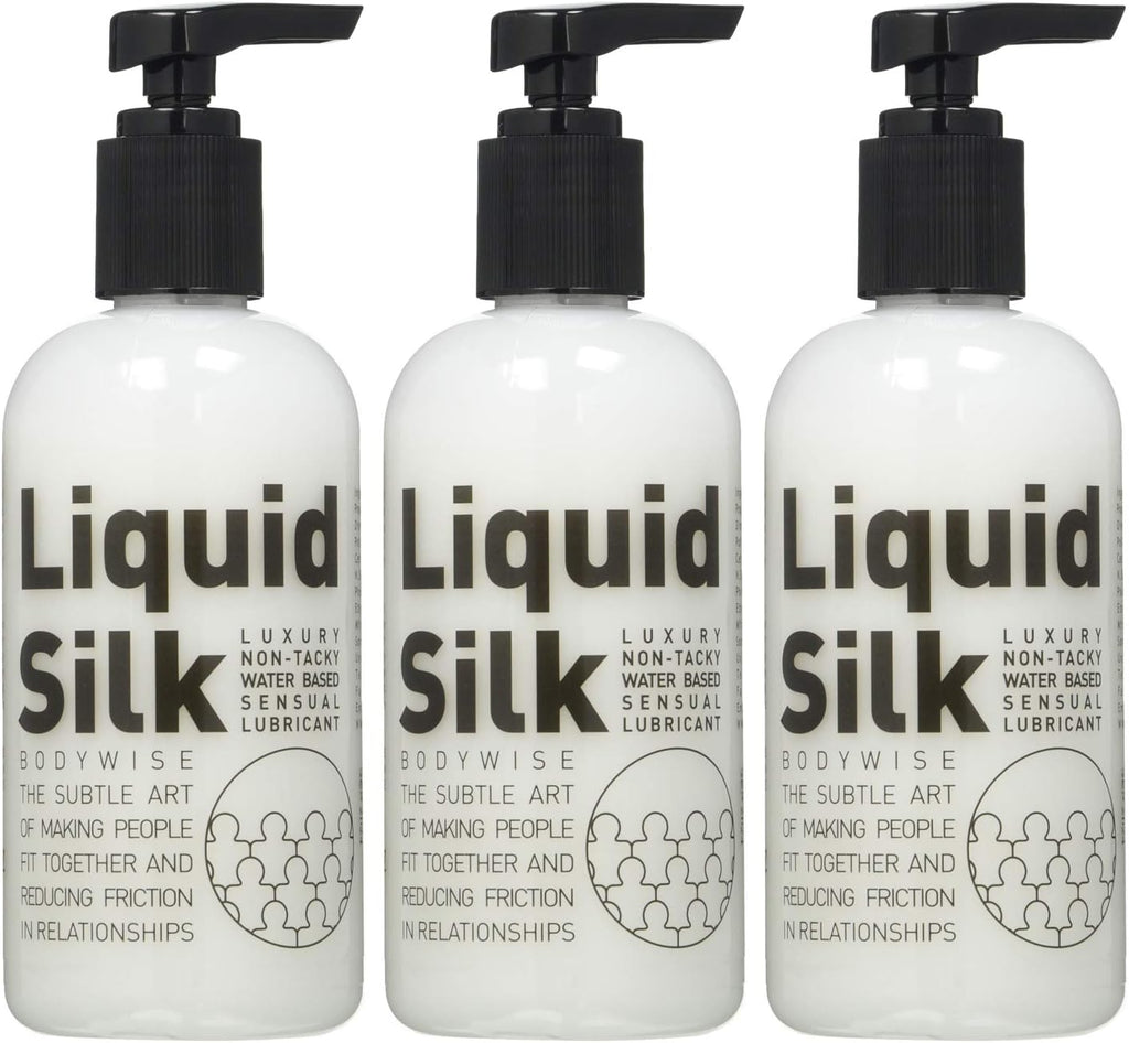 LIQUID SILK - Pack of 3 intimate liquid lubricants
