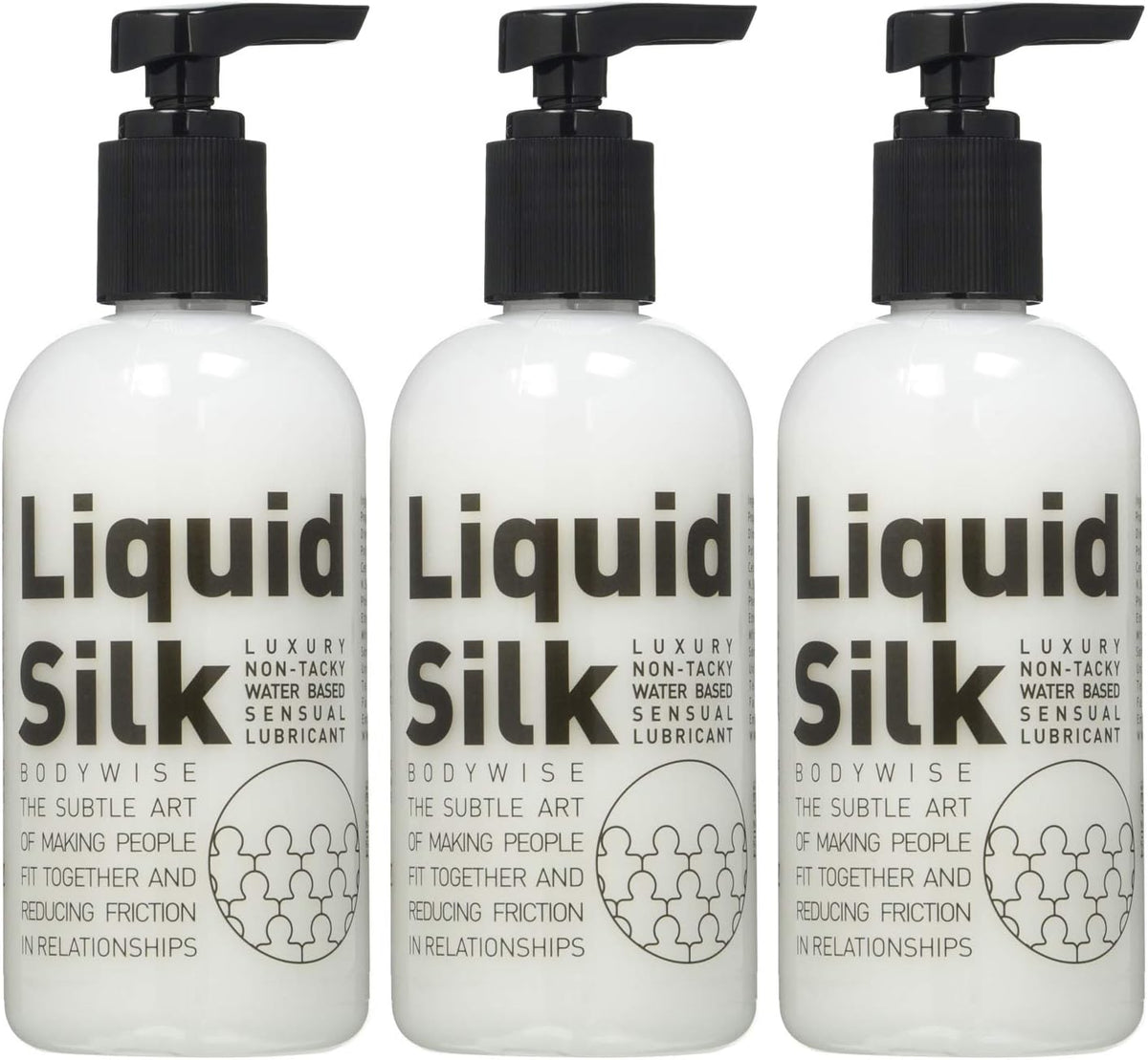 LIQUID SILK - Pack of 3 intimate liquid lubricants