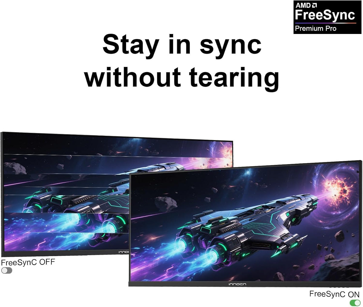 INNOCN 40C1R Ultrawide Monitor 40" WQHD 3440 x 1440p 144Hz FreeSync Premium HDR400 21:9 Computer Display 95% DCI-P3 500Nits IPS USB Type-C HDMI Tilt/Height Adjustable, Mountable