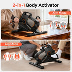 YOSUDA Under Desk Bike with 16-Level Magnetic Resistance, Mini Exercise Bike with Bluetooth App, Pedal Exerciser While Sitting for Office Workers & Seniors, Leg Machines for Home Exercise & Recovery