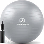 ProBody Pilates Yoga Ball - Gym Grade Exercise Ball