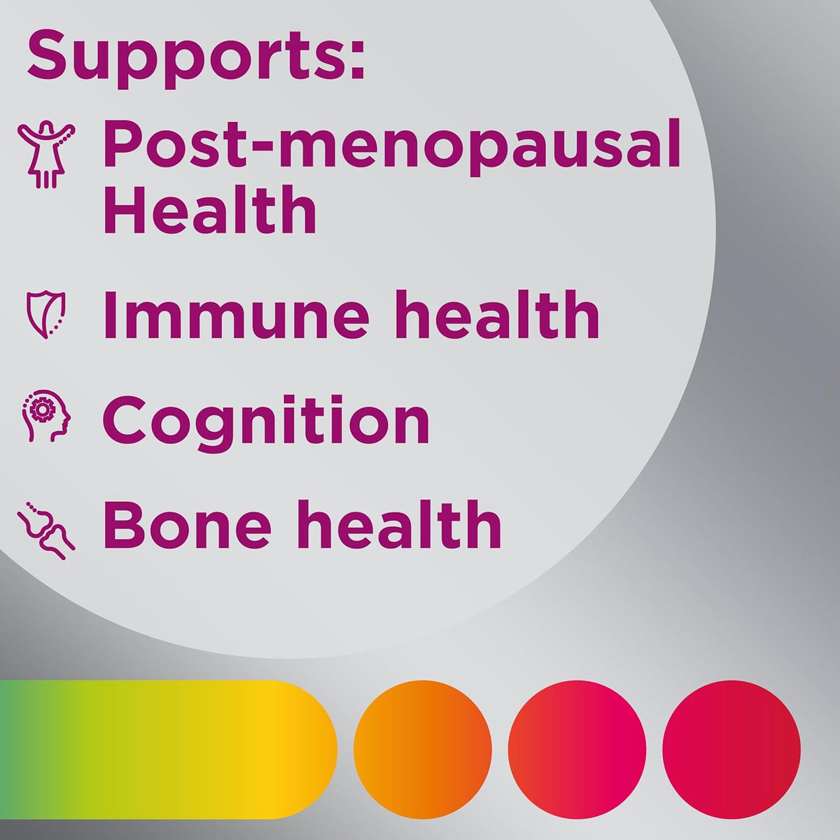 Centrum Women 50+, Multi Vitamin & Minerals Supplement, 60 Tablets | Supports Immunity, Cognition, Bone Health + Post Menopausal Health