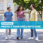 Heel Lift Inserts for Women Men - Kimihome Adjustable Gel Heel Cushion Pads for Heel Pain, Uneven Legs Leg Length Discrepancies Height Increase Insole Orthopedic Shoe Lifts (4 Layers, Size L)