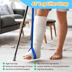 CAidRE 7PC Hip Kit, Hip Kit for Seniors Total Hip Replacement Prime, Mobility Aids with Reacher Grabber,Shoe Horn,Sock Aid,Leg Lifter,Shower Brush,Back Scratcher,Car Handle Assist for Surgery Recovery