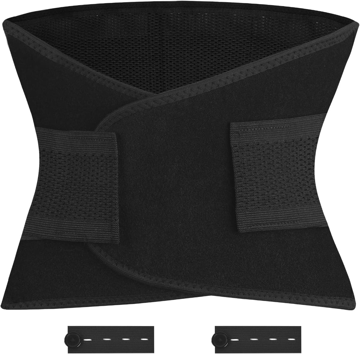 ACWOO Postpartum Girdle, Postpartum Abdominal Girdle, Postpartum Recovery Belt with Double Adjustment Straps, Lumbar Girdle for Women, Waist Shaper, Tummy Sweat Wrap, Black