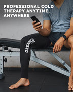 Full Leg Ice Pack Wrap, 360° Entire Leg Gel Cold Therapy Sleeve with Strap | 360° Entire Leg Coverage, Expert-Grade Gel, Stay Flexible Frozen, Leak-Proof, Hot & Cold Therapy, Leg Muscle Recovery