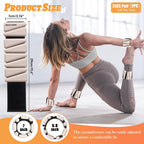Ankle Weights Set of 2 (1 lb/2 lb/3 lb Each) Adjustable Wrist Weights for Women Men Wearable Arm Leg Weight for Pilates, Running, Walking, Workout, Yoga