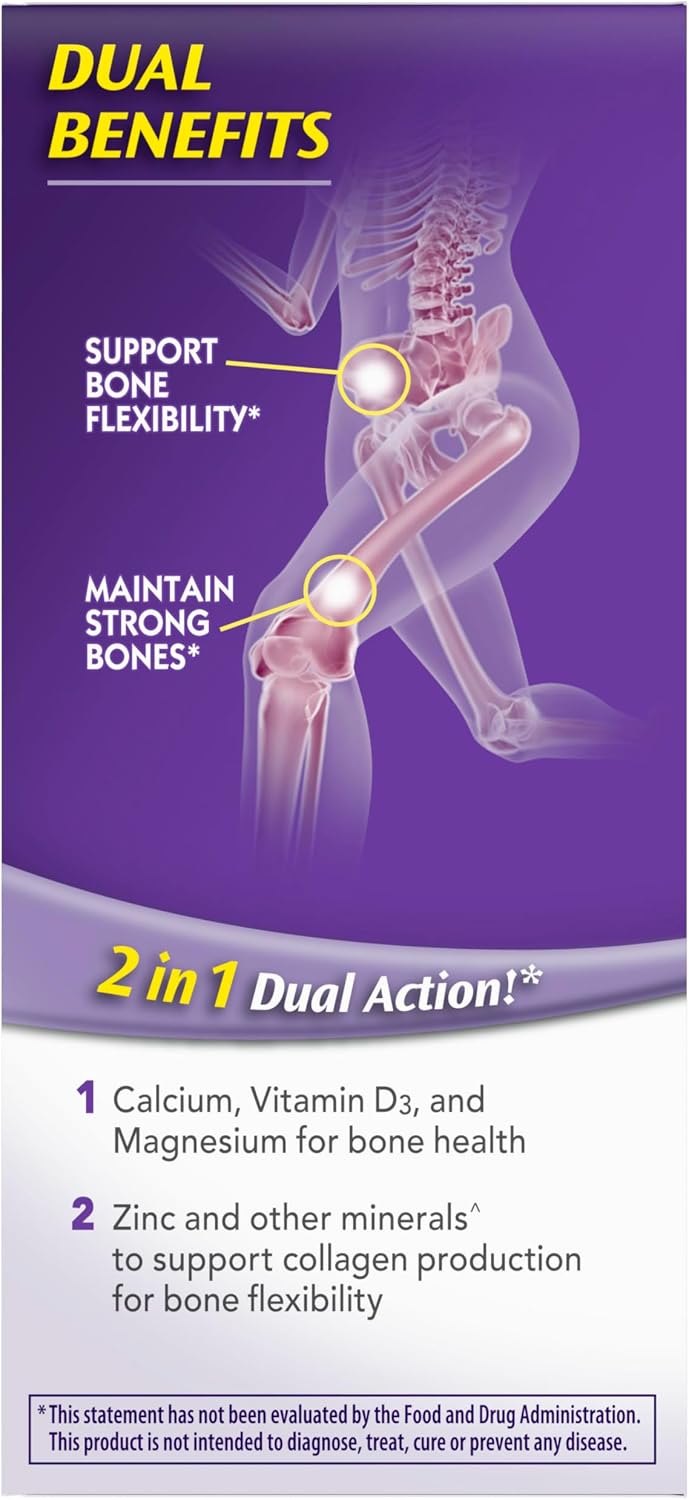 Caltrate Minis 600 Plus D3 Vitamin D and Calcium Supplement Tablets, 150 Ct