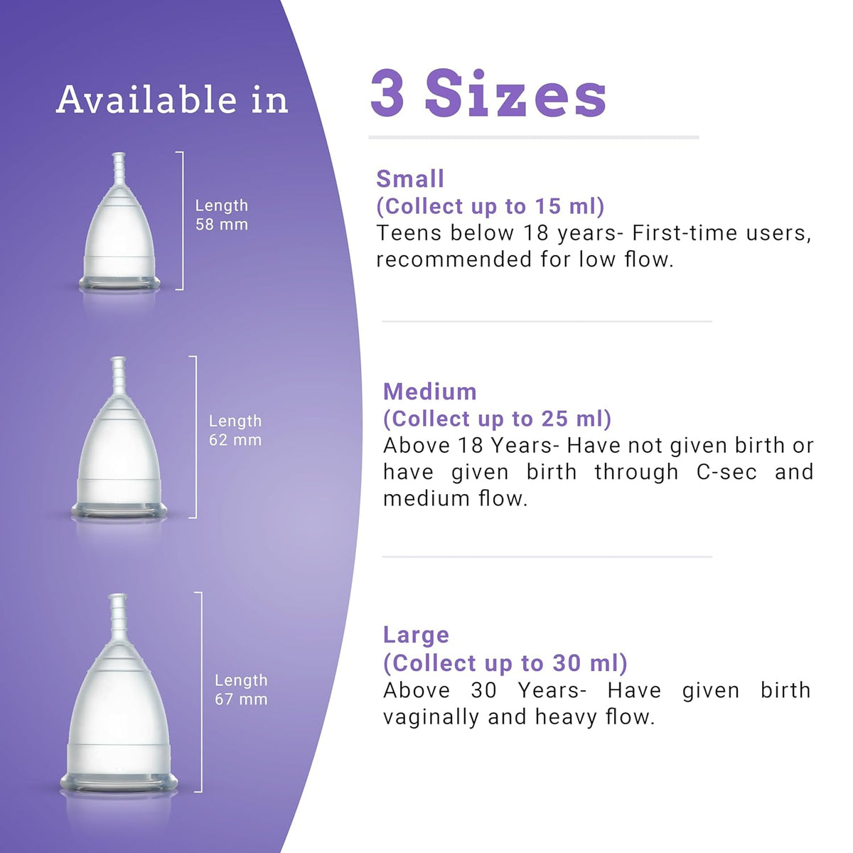 Menstrual Cup Small Size for Women (Pink) – Reusable Period Cup | US FDA Registered | 100% Medical Grade Silicone | Ultra Soft & Flexible | Odour, Rash & Itch Free | Leak-Proof Menstrual Cups | 8–10 Hours Protection | Period Cups for Womens