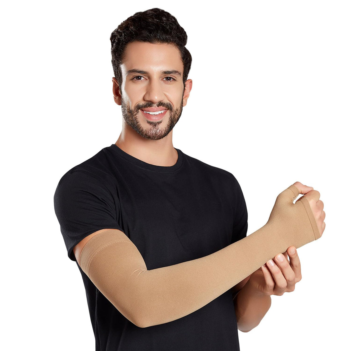 Flamingo Medical Compression Arm Sleeve | Lymphatic Support | Hand Sleeve | Lympedema Arm Sleeve | Hand Swelling | Medical Arm sleeve