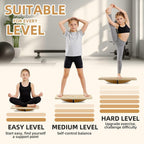 Juoe 360° Maze Balance Board Wobble Board,Sensory Balance Toys