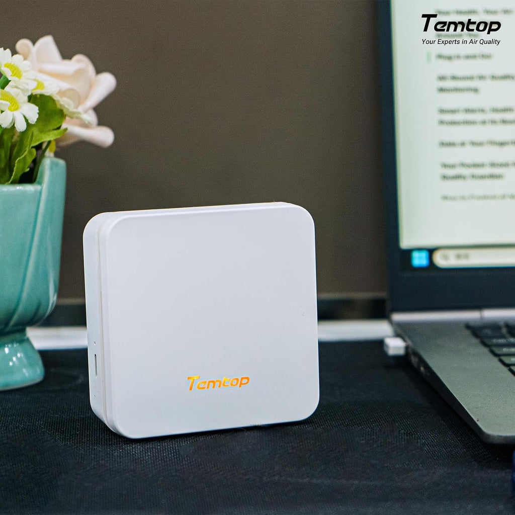 Temtop P2 Portable CO2 & Air Quality Monitor with LoRa Connectivity