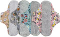 Reusable Pads for Women,Breathable Panty Liner - Washable Overnight Cloth Panty Liners | for Daily Use Sleep Travel Work Beach Postpartum Home