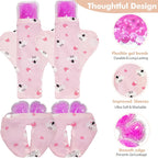 Vecozey Postpartum Ice Pads Set, 2 Perineal Cold Pack & 2 Breast Therapy Ice Packs with Soft Washable Covers, Hot & Cold Postpartum New Mom Essentials Kit for Engorgement, Mastitis, Hemorrhoids & After Birth Recovery