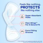 Always Infinity Pads with Wings, Heavy Flow, 46 Count