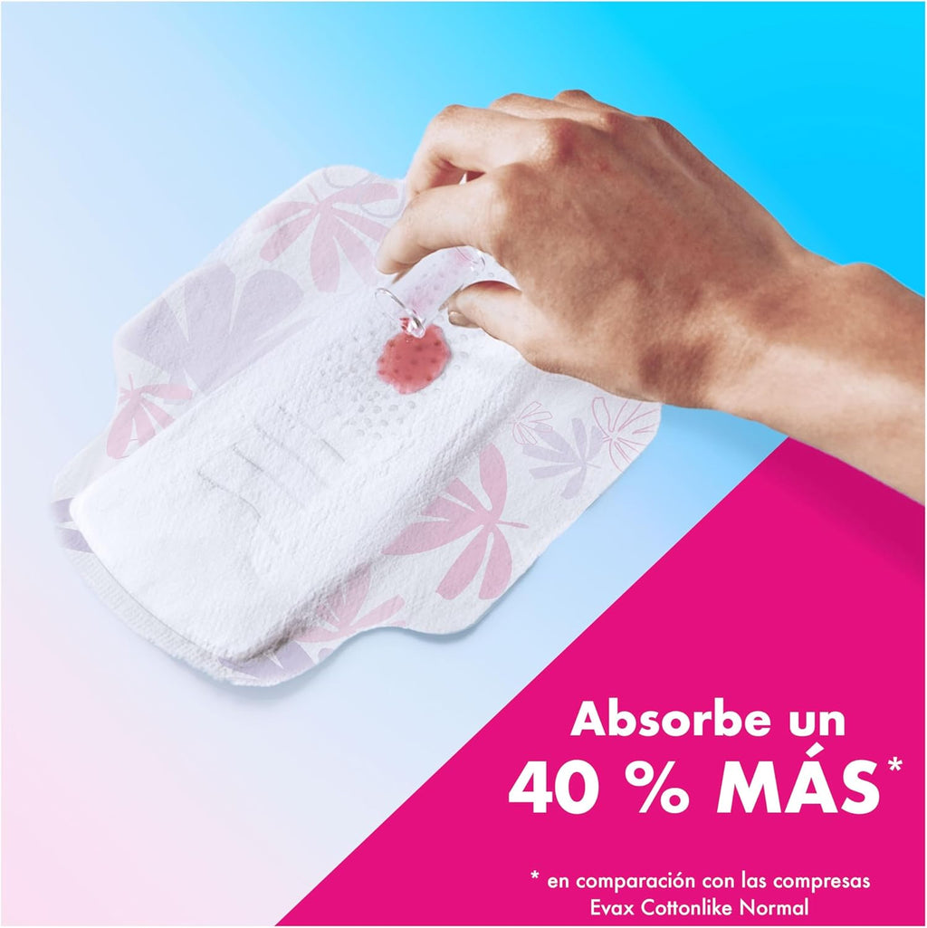 Evax Liberty Normal Pads with Wings, 96 Count, You Won't Notice You're Wearing Them