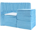 Timoo 100 PCS Disposable Changing Pad Leak-Proof Underpad Bed Table Protector Mat, Soft Non-Woven Fabric, 17 Inches x 13 Inches