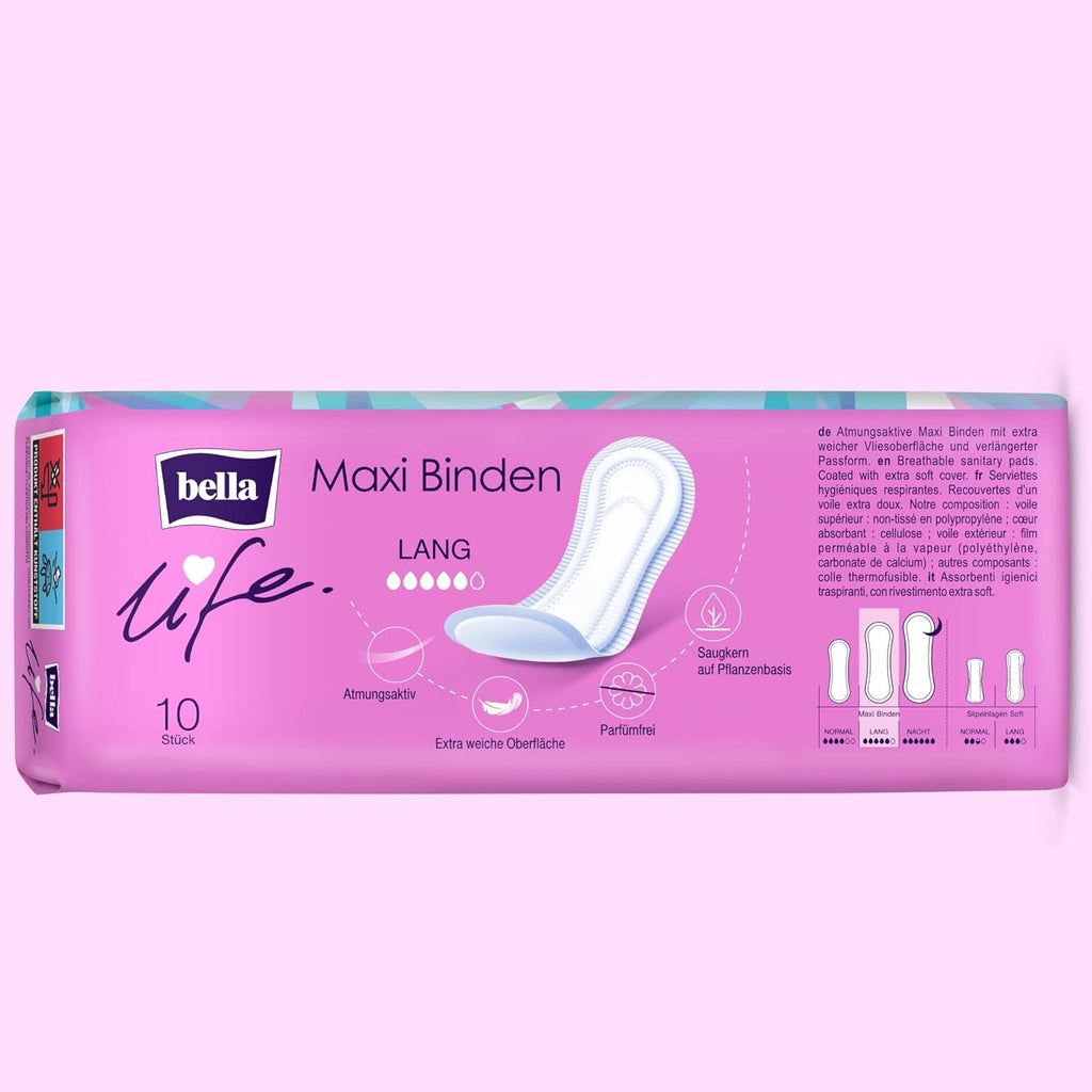 bella Sanitary Pads Breathable 10 pieces
