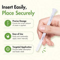 Disposable Vaginal Cream Applicators: Fits Preseed Lubricant, Estrace, Personal Lube and OTC Gel or Cream Products - with Dosage Measurements, Threaded End and Comfort Tip - Made in USA - 60 Pack
