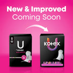 U by Kotex Balance Ultra Thin Pads with Wings, Heavy Absorbency, 46 Count (Packaging May Vary)