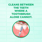 GUM Proxabrush Go-Betweens Moderate Interdental Brushes, 10 Count (4 Pack) | Triangular soft bristles, Nylon-coated wire safe for braces & implants, Reusable with breathable travel cap, 10 days of use