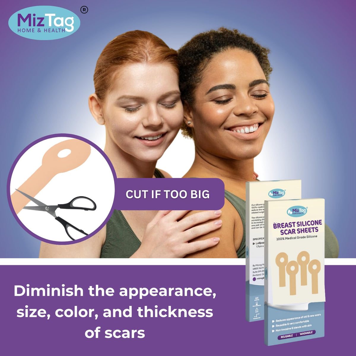 Bras Silicone 4 pieces