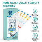 150 Pieces 16 in 1 Water Test Strips, Pool and SPAs Water Test and Drinking Water, Water Test Strips Kit with 16 Parameters, Total Hardness Analysis, pH Test, Alkalinity