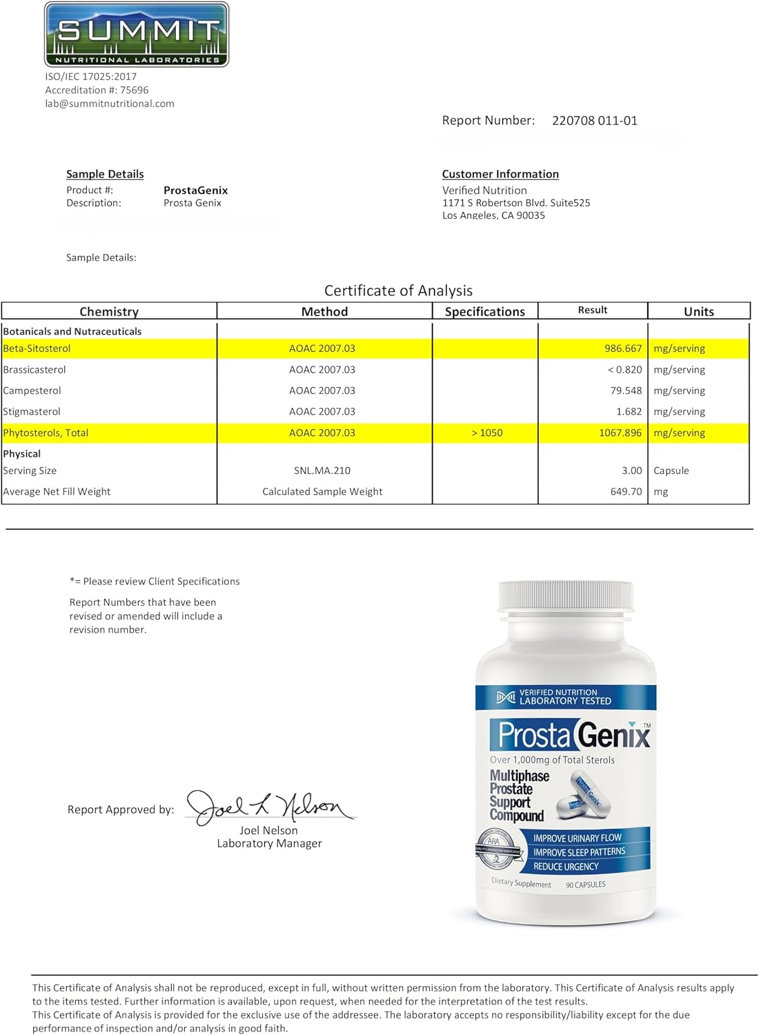 ProstaGenix Multiphase Prostate Supplement -5 Bottles - Over 1 Million Sold - End Nighttime Bathroom Trips, Urgency, Frequent Urination.