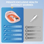 Portable Pelvic Floor Muscle Trainer, Kegel Exerciser for Postpartum Recovery & Bladder Control, Non-Invasive Pelvic Toner for Women and Men, Home Use