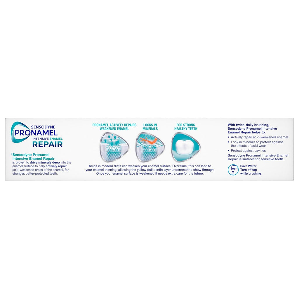 Sensodyne Pronamel Intensive Enamel Repair Extra Fresh Toothpaste,3.4 Oz x4 | For Sensitive Teeth, to Reharden and Strengthen Enamel, Extra Fresh, SLS Free