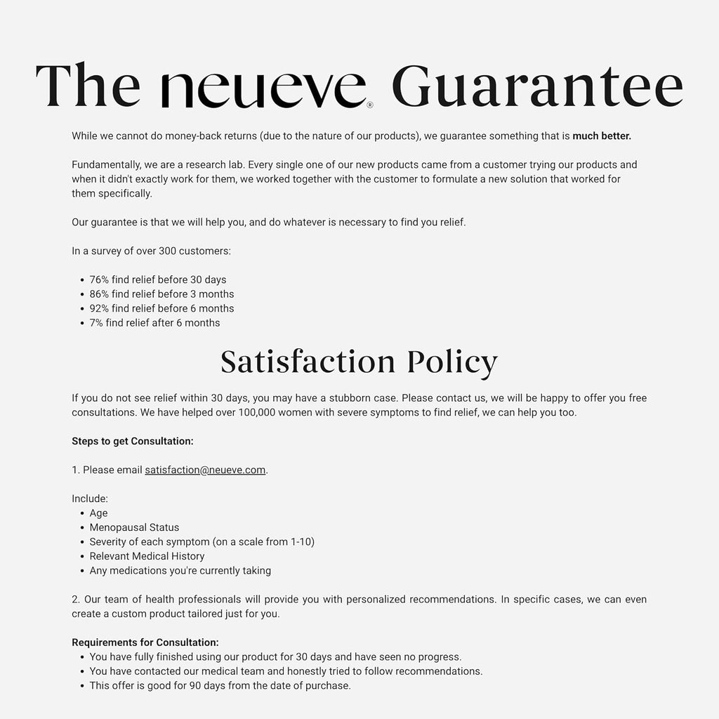 NeuEve BV Clear Vaginal Care Treatments