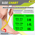 BLITZU Compression Socks for Plantar Fasciitis, Foot, Arch & Ankle Support | Open Toe Ankle Brace, Women & Men, Stabilizing Sleeve Wrap, Achilles Tendonitis, Neuropathy, Arthritis, Swelling & Heel Pain