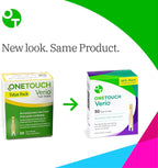 OneTouch Verio Test Strips - 60 Count - Diabetic Test Strips for Blood Glucose Meter & Daily Blood Sugar Levels - 30 Count/Pack (2 Pack)