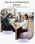 Trideer Exercise Ball Chair – Yoga Ball Chair for Office, Pregnancy & Home