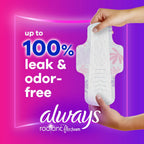 Always Radiant Feminine Pads for Women, Flexfoam Pads with Wings, Size 2, Heavy Absorbency, Lightly Scented, 78 Count (3 Packs of 26)