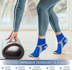 CHARMKING Compression Socks for Women & Men Circulation 15-20 mmHg is Best for Athletic Running Cycling Nurse Daily Wear