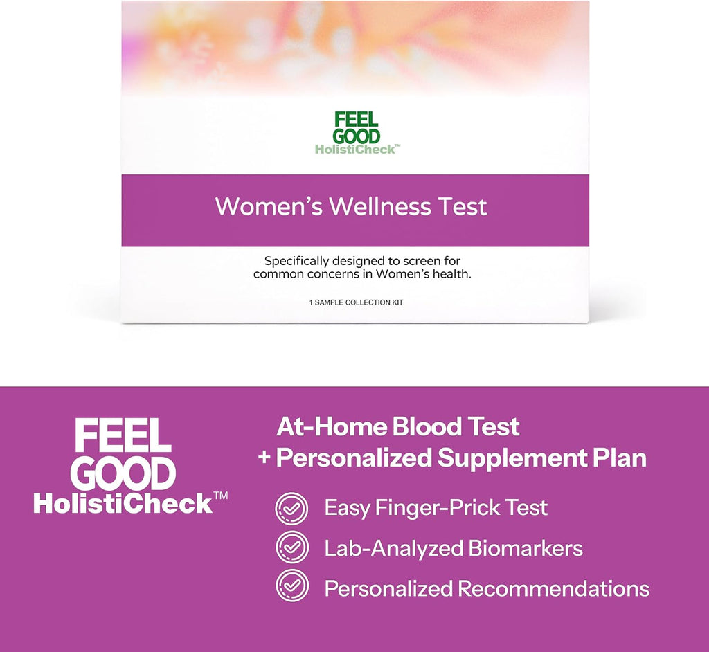 Feelgood HolistiCheck™ Women's Wellness Test, at-Home Sample Collection Kit