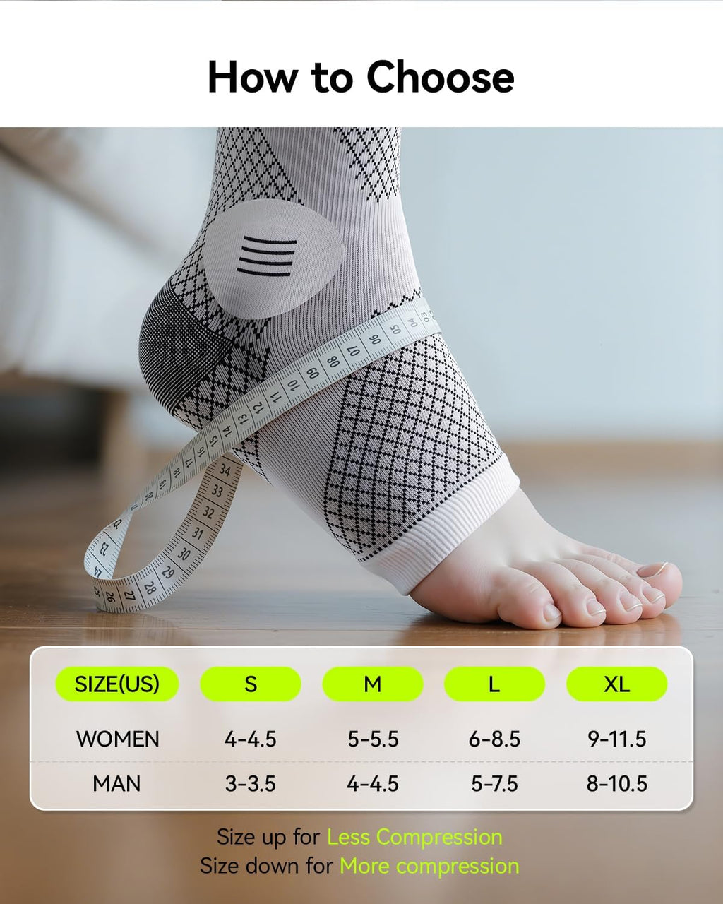 3 Pairs Neuropathy Socks for Women & Men, Toeless Compression Socks