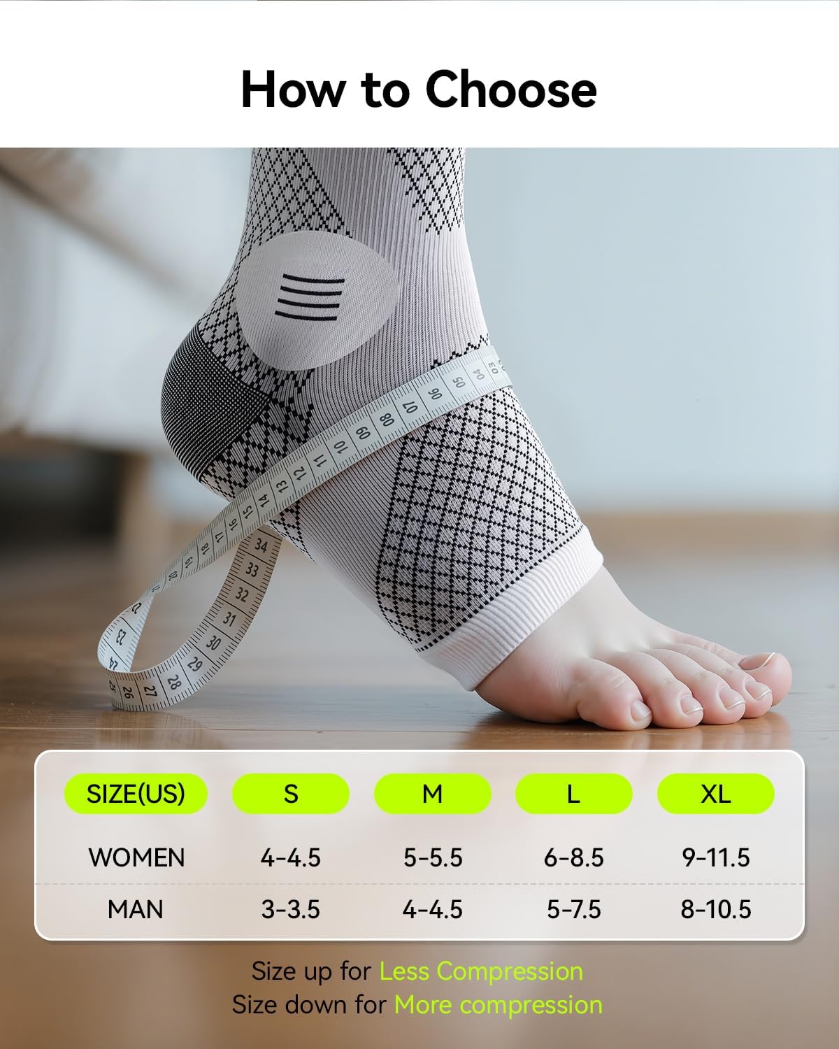 3 Pairs Neuropathy Socks for Women & Men, Toeless Compression Socks