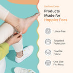 ZenToes U-Shaped Felt Callus Pads, Self-Stick Cushions, 24 Count | Thick padding offloads pressure from that one stubborn spot, stays put all day. Trim to fit, latex-free