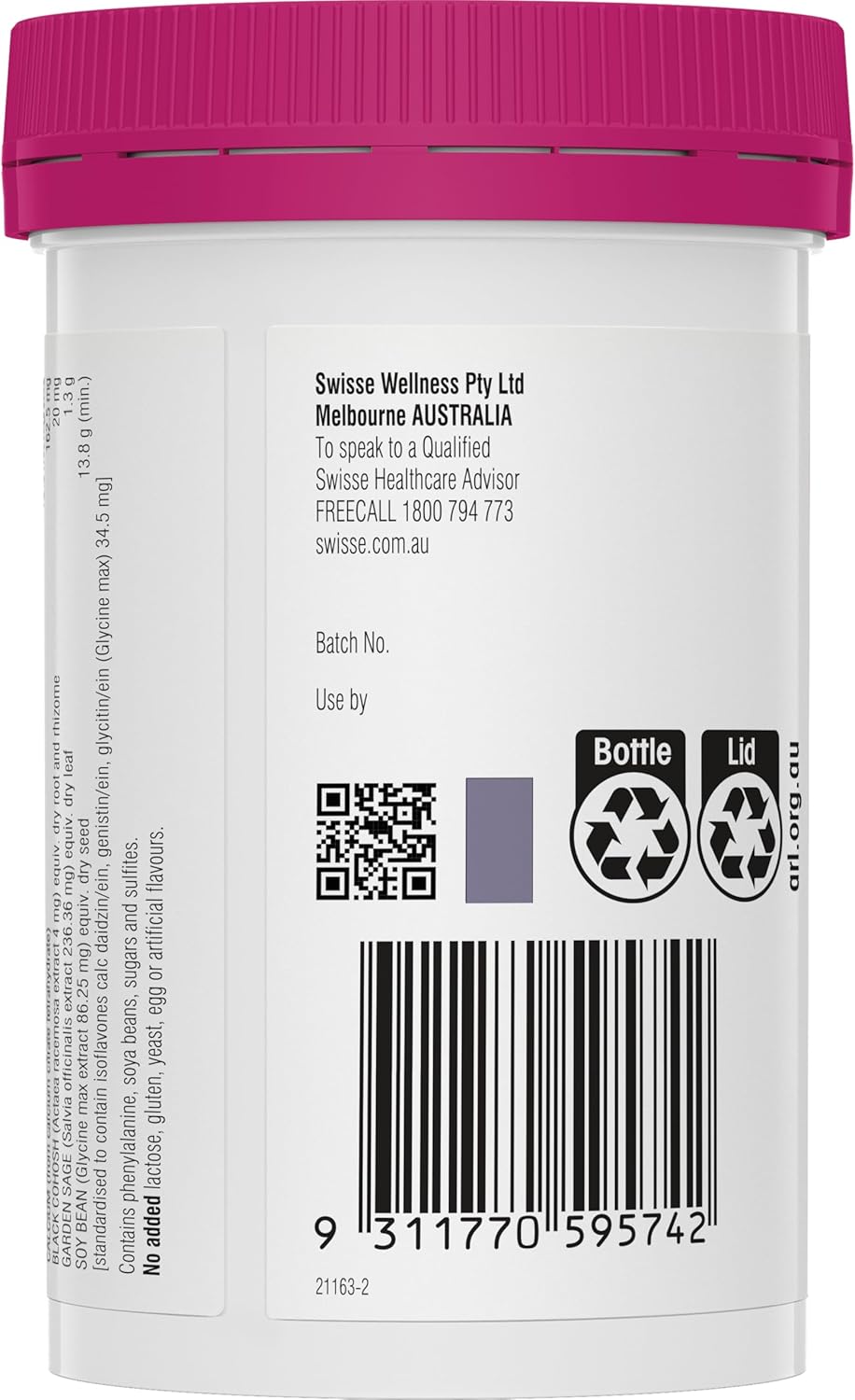 Swisse Ultiboost Menopause Balance - Helps Relieve Symptoms Including Hot Flushes & Night Sweats - 60 Tablets