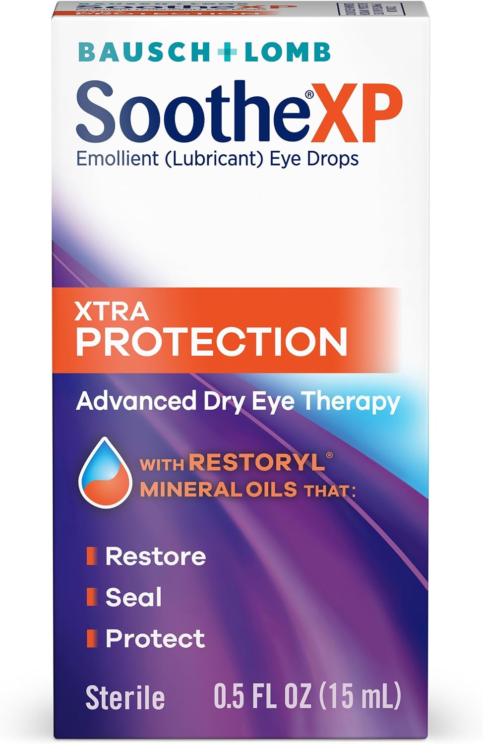 Soothe XP Lubricating Eye Drops for Dry Eye Symptom Relief, 0.5 Fl Oz