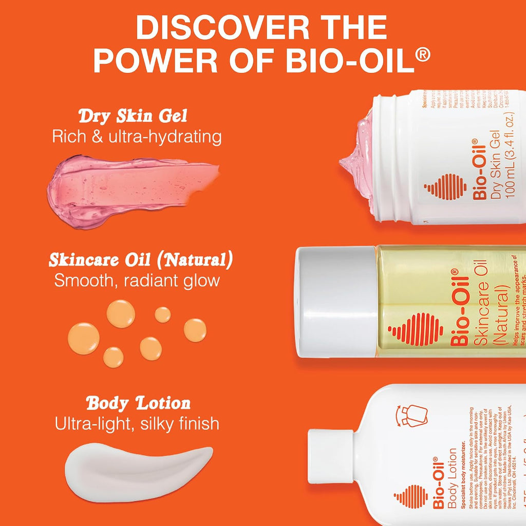 Bio-Oil Fragrance-Free Body Oil Serum for Scars & Stretch Marks, 4.2 fl oz | Dry Skin Moisturizer, Rosehip & Chamomile Oils, Scar Treatment, Stretch Mark Oil, Sensitive Skin Safe, Face and Body